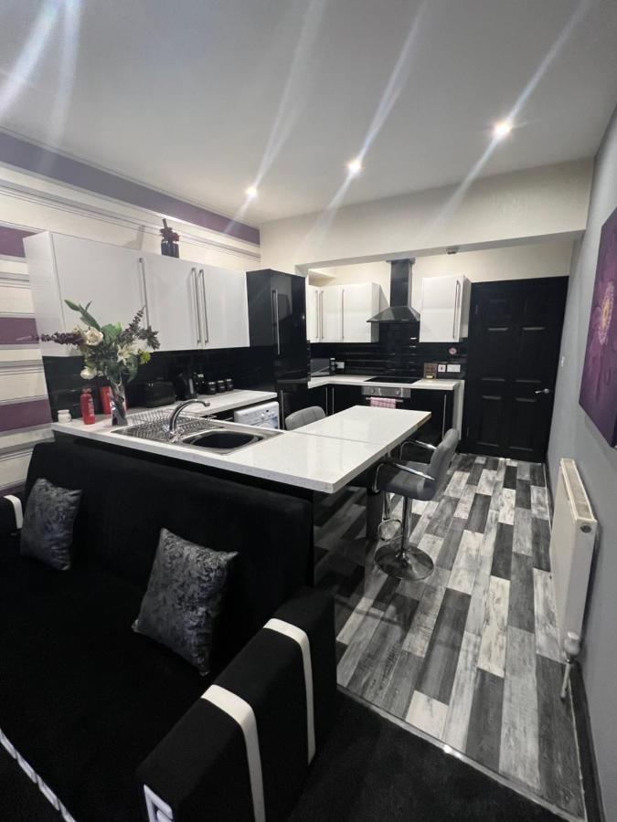 Boutique Blackpool 2 Bed Grey Apartment Sleeps 10 Exteriér fotografie